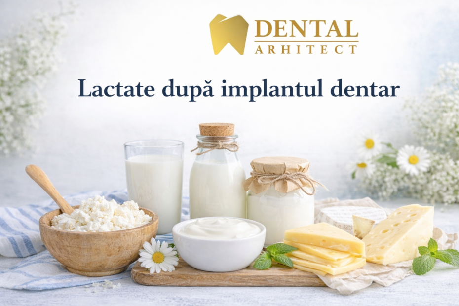 Lactate și alimente moi după implant dentar