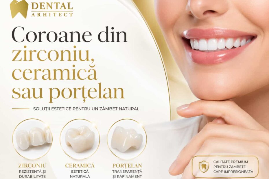 Comparație între coroane din zirconiu, ceramică EMAX și porțelan